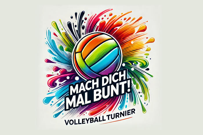 Volleyball Turnier - Mach dich bunt